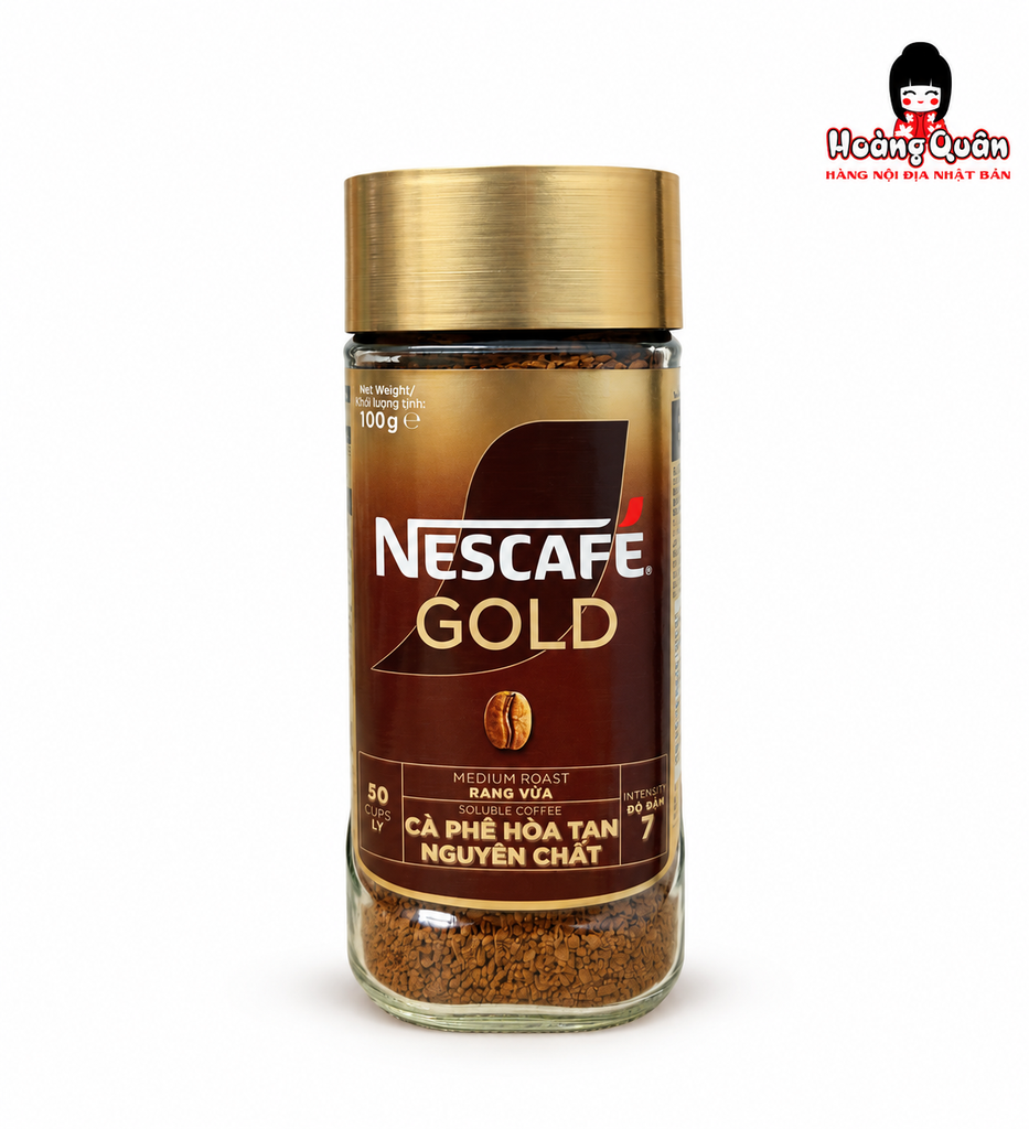 Cà Phê Hòa Tan Nguyên Chất Nescafe Gold 100g