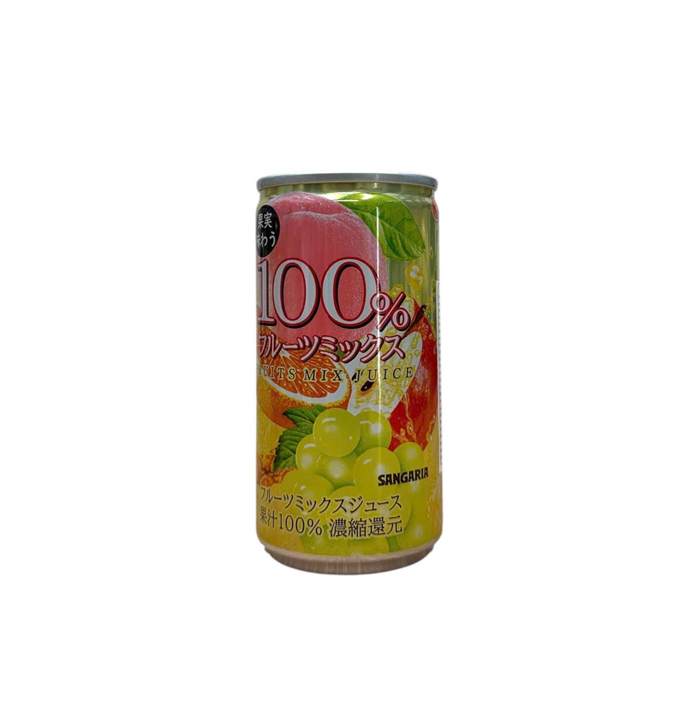 Nước Ép Trái Cây Thập Cẩm Nguyên Chất Sangaria 190g