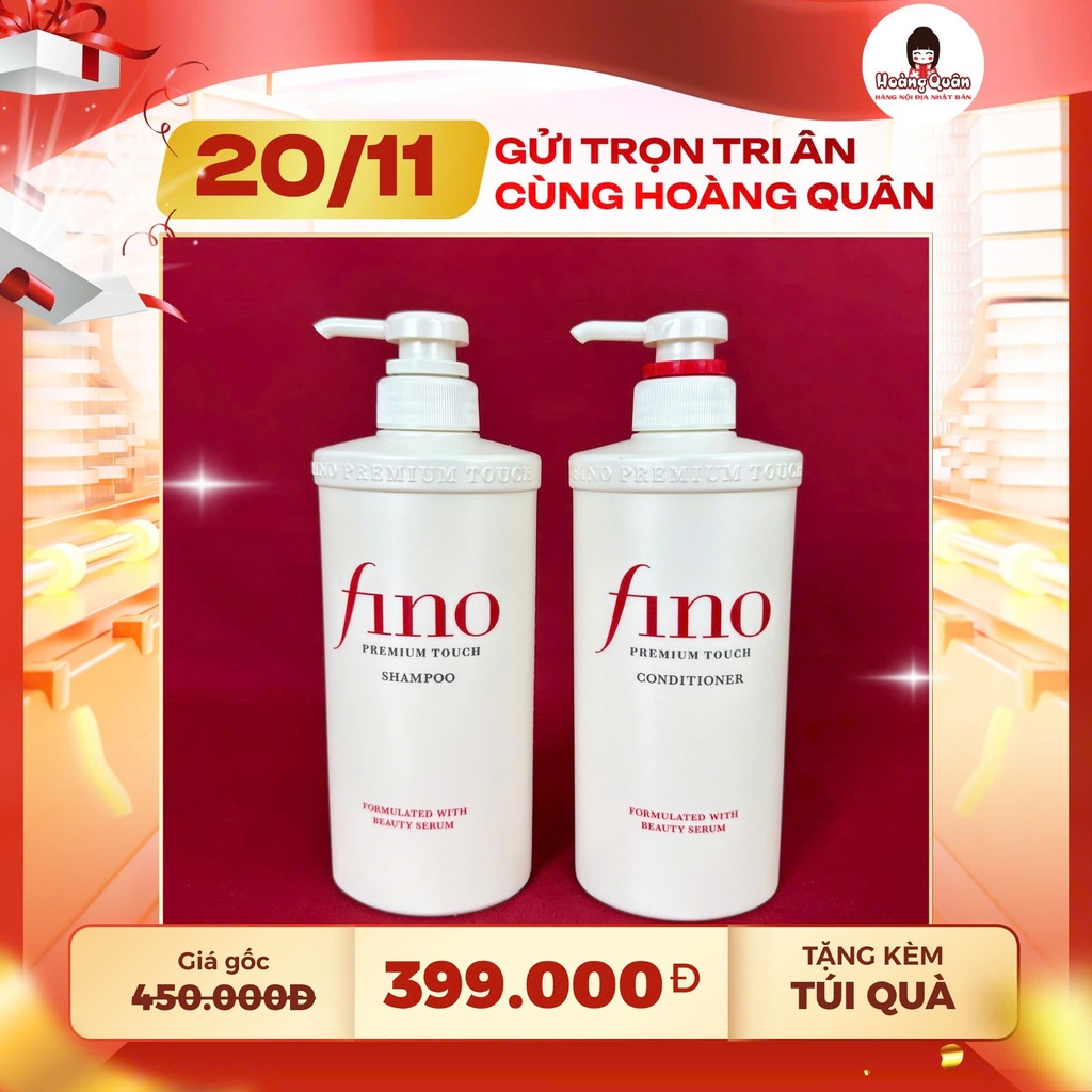 Combo 31 - Cặp Dầu Gội & Dầu Xả Fino