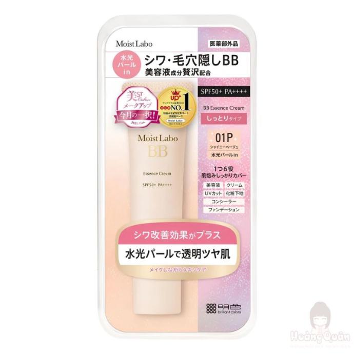 Kem Nền Dưỡng Ẩm Meishoku Moist-Labo BB (Màu Ánh Số 01P) 33g