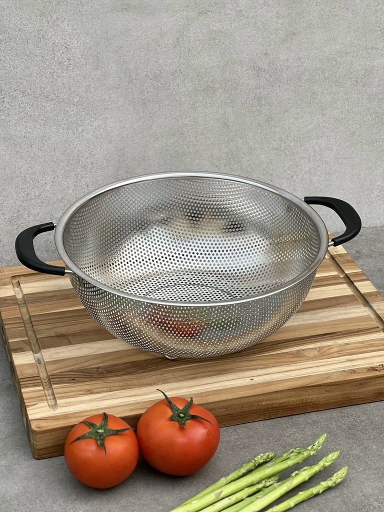Rổ Inox Kaiyo 2 Tay Cầm Có Chân 25,5cm | Hoàng Quân Hàng Nhật